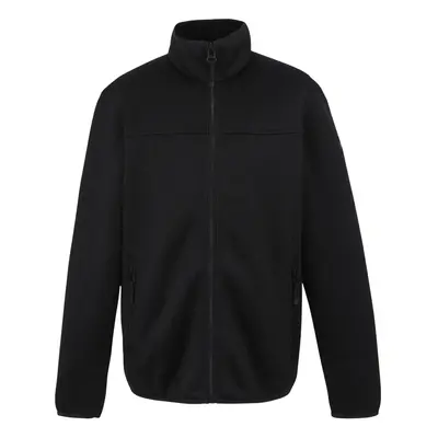 (S, Black) Regatta Mens Branleigh Full Zip Fleece Jacket