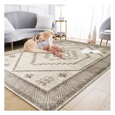 (Radiant, X cm-Extra Large Rug) Extra Large Rugs Traditional Carpets for Living Room Bedroom