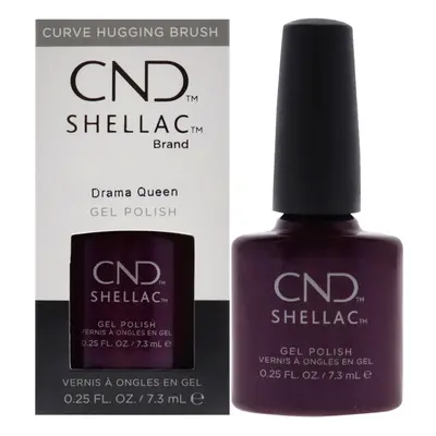 Shellac Nail Color - Drama Queen by CND for Women - 0.25 oz Nail Polis