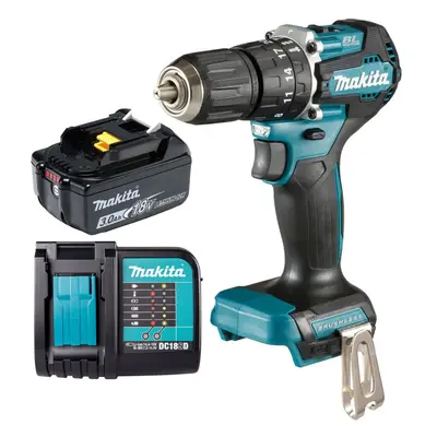 Makita DHP487SF 18V LXT Lithium Brushless Combi Hammer Drill Sub Compact x 3AH