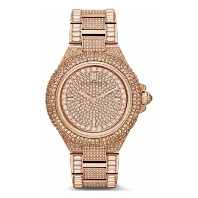 Michael Kors Camille Ladies' Bracelet WatchÂ¦Rose Gold Round Crystal DialÂ¦MK5862