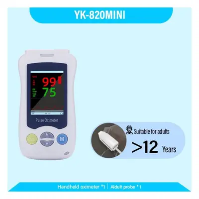 (With Adult Probe) Flash Sale-yongrow Medical Mini Handheld Pulse Oximeter For Baby Neonatal And