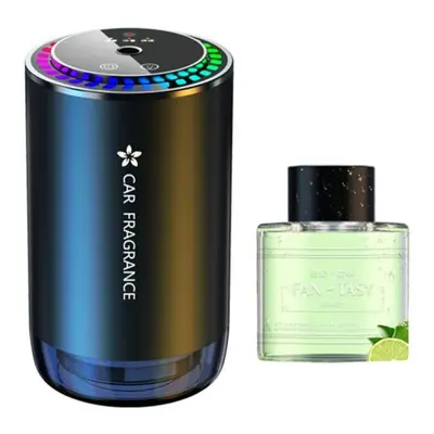 (Pine Needles) Car Air Freshener Fragrance Diffuser With Colorful Light Auto On/off Spray Modes 