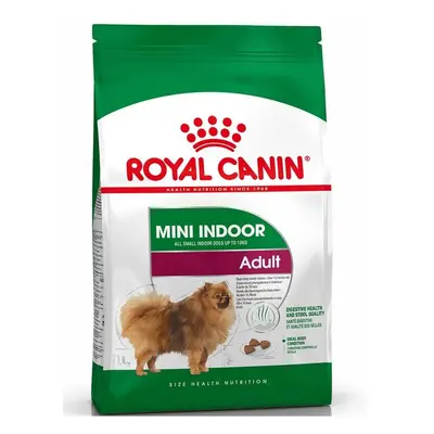 Royal Canin Mini Indoor Dry Dog Food (Small Adult Dogs, 1.5kg) | Specialized Nutrition for Indoo