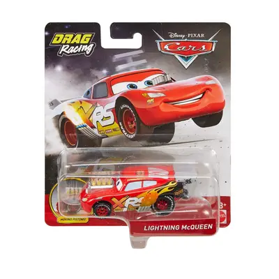 Disney Cars GFV34 Pixar's Cars XRS Drag Racing Lightning McQueen 1:55 Scale Die