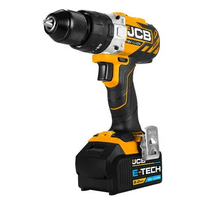 JCB 18V Brushless Combi Drill 5.0Ah Battery and 2.4A charger