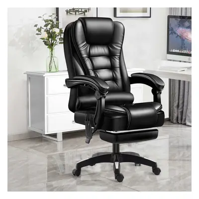 Executive Office Chair Computer Gaming Chair Swivel Recliner Footrest