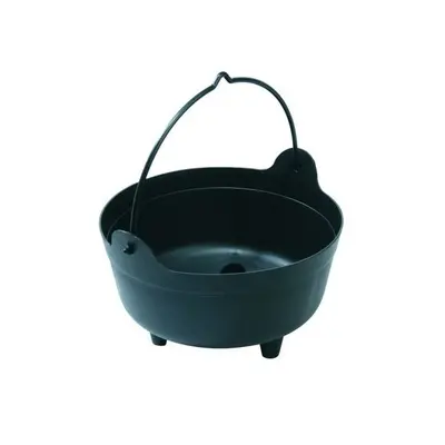 Black Large Cauldron Indoor Outdoor Plant Arrangements Gardening