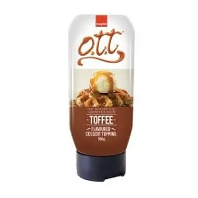 Macphie O.T.T Toffee Flavoured Dessert Topping 500g (12 x 500gm)