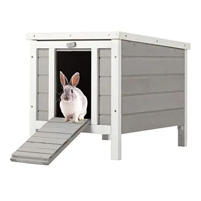 Bunny Business Cat/Puppy/Rabbit/Guinea Pig Wooden Hide House - x x 43cm (Grey)