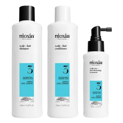 Scalp + Hair Thickening System Kit - Hair Thickening System for Coloured Or Dry Damaged Hair wit