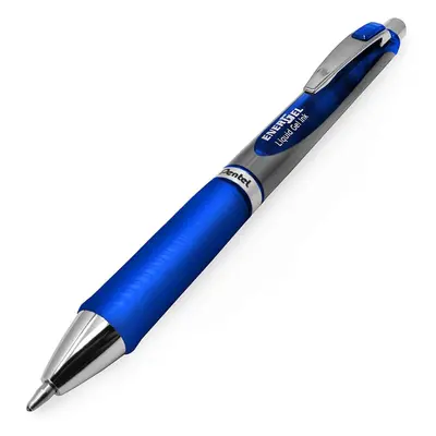 Pentel Energel BL80 Retractable Liquid Gel Ink Rollerball Pen - 1.0mm - Blue - Pack of +