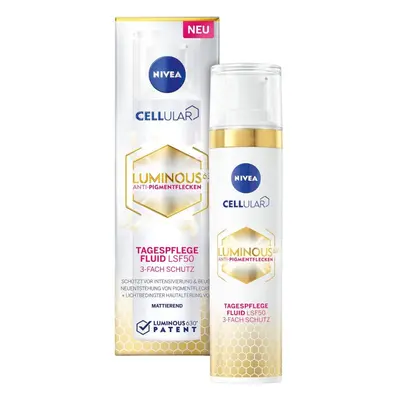 NIVEA Cellular Luminous630 Anti-Pigment Stains Day Cream Fluid (40 ml), Moisturising Anti-Pigmen