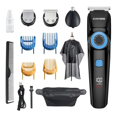 Beard Trimmer Men & Hair Clippers Men, Nose Trimmer Men, Mens Grooming Kits, Waterproof-QR-6052