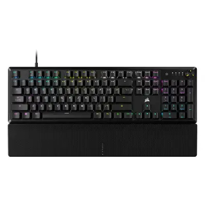 CORSAIR K70 CORE RGB Mechanical Gaming Keyboard with Palmrest - Pre-lubricated Corsair MLX Red L