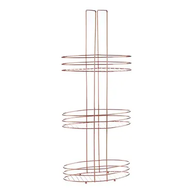 3 TIER COPPER PLATED STORAGE RACK