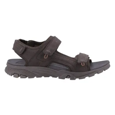 (UK 6) Hush Puppies NEVIS Mens Sandals Brown