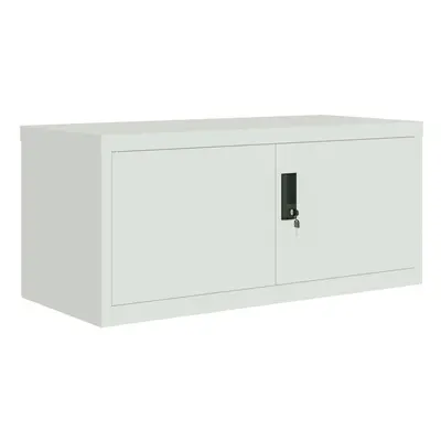 (light grey, x x cm) vidaXL Office Cabinet Steel Filing Storage File Cabinet Cupboard Under Desk