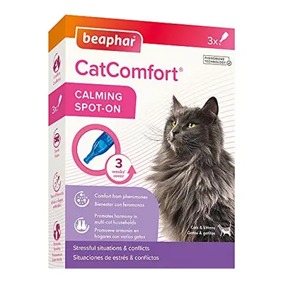 Beaphar CatComfort Calming Spot-On, Pipettes