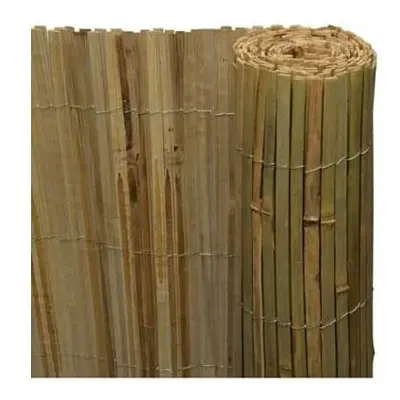 (1m x 4m) Abaseen Natural Bamboo Slat Garden Fence Covering