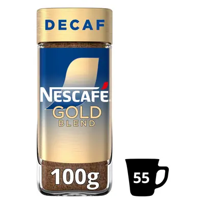 NESCAF? Gold Blend Decaf Premium Instant Coffee, Rich Aroma and Smooth Taste Gold Blend Decaf Co