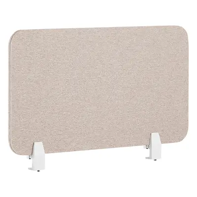 Desk Screen x cm Beige WALLY