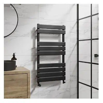 (Black, x 500mm) Heatsync Bathroom Heated Towel Rail Radiators Central Heating Radiators