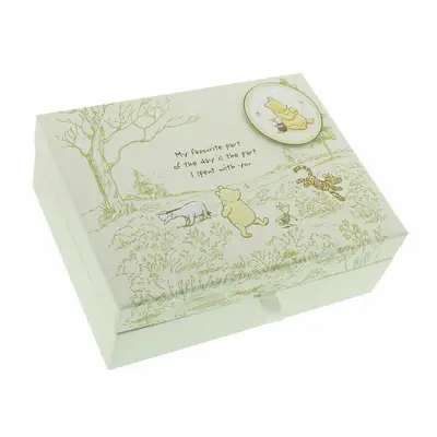 Disney Classic Pooh Keepsake Memory Box?Kid Storage box?Newborn Christening Gift