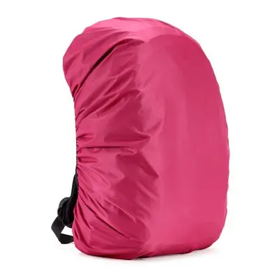 (Pink) 45L Lightweight Nylon Water-resistant Waterproof Backpack Rain Cover Raincoat For Camping