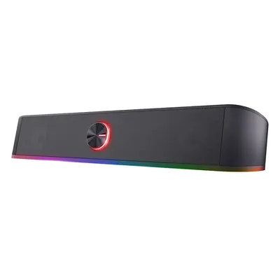 Trust Gaming GXT Thorne RGB Illuminated Soundbar, PC Speakers, 12W Peak Power, 3.5 mm Jack, USB 