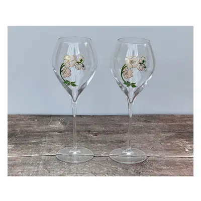 Pair of Perrier Jouet Belle Ãpoque Champagne Glasses, 28.5cl