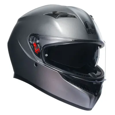 (L) AGV K3 Solid ECE 22.06 Full Face Helmet Matt Rodio Grey