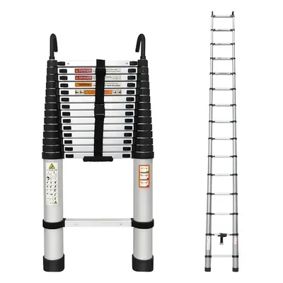 4.4M Extendable Aluminium Telescopic Ladder DIY Tool Max Load 150KG