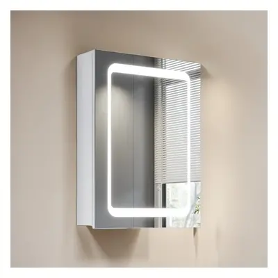 (600*800 ) Bathroom Cabinet Mirror with Lights Shaver Socket