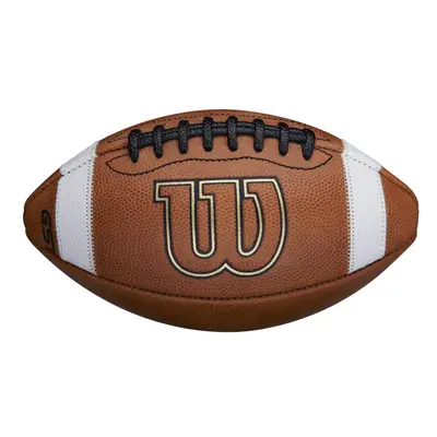 Wilson GST Leather Game Football - Brown Pee Wee Size