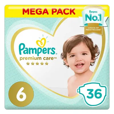 Pampers Premium Care Diapers Size Extra Large 13+kg Mega Pack 36's