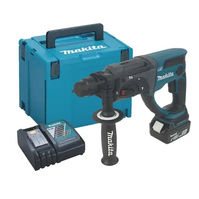 Makita DHR202 18V LXT Lithium 2kg SDS Hammer Drill + x 4.0 Battery + Case