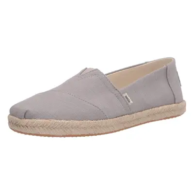 (4 UK 36.5 EU US) Toms Alpargata Rope Grey Womens Espadrilles Shoes