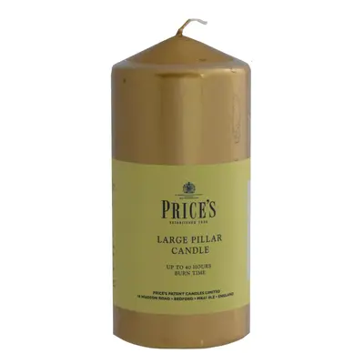 Prices Pillar Candle Inch Gold