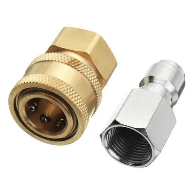 Pressure Washer Quick Release Adapter 3/8 Inch 14.8mm Coupling Connector Set