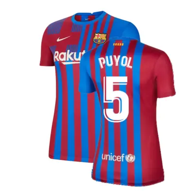 (M) Barcelona Womens Home Shirt (PUYOL 5)