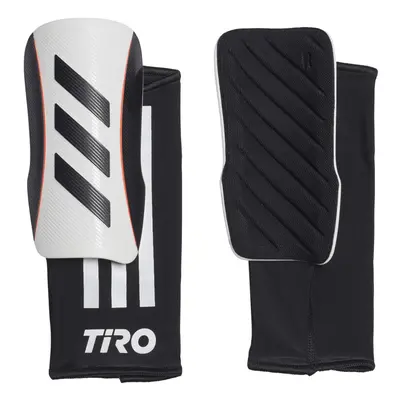 adidas Unisex-Adult Tiro Shin Guards White/Black/Black Medium