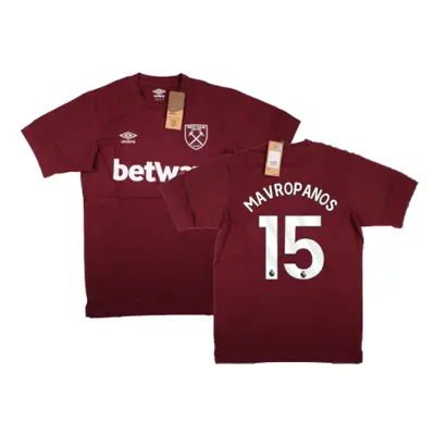 (S) West Ham Leisure Tee (Tawny Port) (Mavropanos 15)