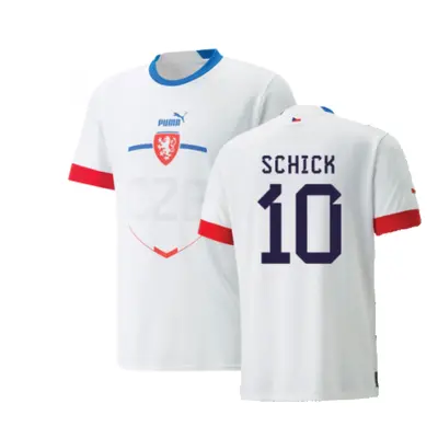 (L) Czech Republic Away Shirt (SCHICK 10)