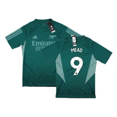 (3XL) Arsenal EU Training Jersey (Rich Green) (Mead 9)