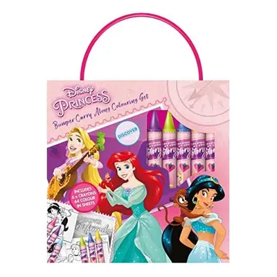 Disney - Disney Princess Bumper Carry Along Colouring Pack - Activity Pack for Kids - Portable A