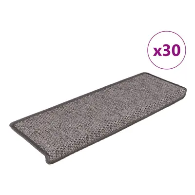 (grey and beige) vidaXL Self-adhesive Stair Mats Stair Treads Protector Rug Sisal-Look pcs