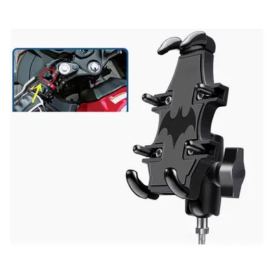 (M10 Ball Head) 360Rotation Mobile Cell Phone GPS Holder Shockproof Riding Bracket for Motorcycl