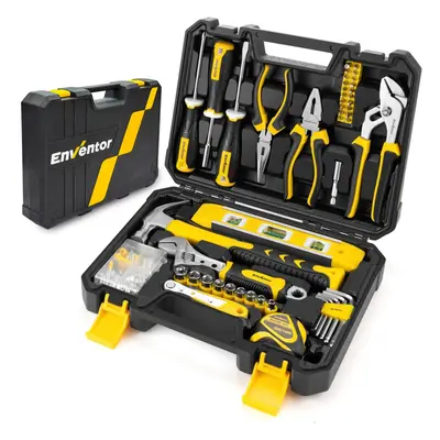 Tool Kit Set, Piece General Purpose Household Hand Tool Kit with Storage Toolbox, Household Smal