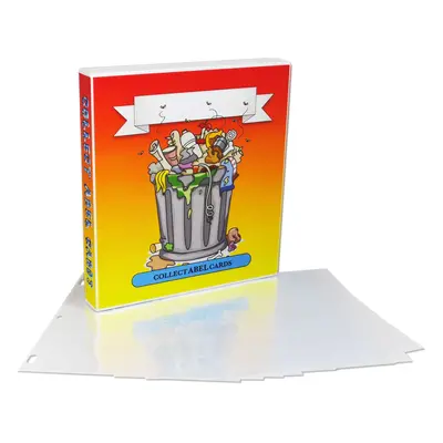 UniKeep Garbage Pail Kids GPK Themed Collectible Card Storage Binder, Card Capacity (Garbage Can